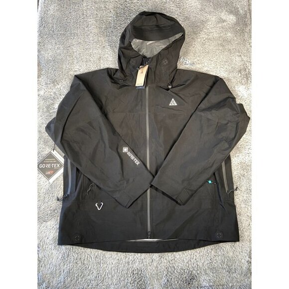 Nike ACG Misery Ridge Storm-FIT ADV GORE-TEX Jacket Size XL Men Black FV8641-010 - Picture 1 of 9